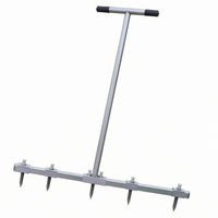 Manual Onion Planter Long Handle Metal Hole Digger Crossbar Grip Garden Gear for Farm