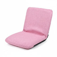 Foldable Design Adjustable Backrest Lounger Padded Cushion Adjustable Backrest Seat Space-Saving Floor Chair Cushy Cushioning for Students, Young Adults, Telecommuting Workers, Dorm Room, Bay Window, Small Apartments, Gaming Corner