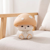 Rechargeable Toadstool Night Light Dimmable Toadstool Lamp Auto-off Silicone Night Light with Timer Portable for Children, Toddlers, Babies, Bedside, Nursery, Bedroom