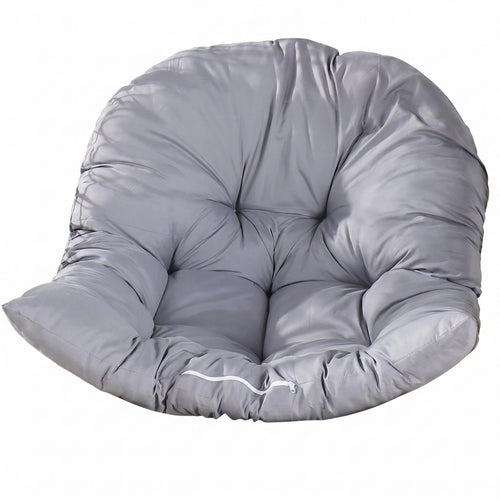 Quilted Hanging Chair Cushion Removable Enveloping Seat Cushion Outdoor Padded Chair Insert