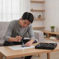 Mini Electric Screwdriver Set Type-C Tool Two-Modemode Operation for DIYers