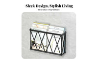 Adhesive Book Ledge Non-Drilling Option Floating Organizer Rack Space-Saving