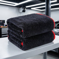Twisted Loop Car Drying Towel, 40cm x 60cm Microfibre Towel for Car Washing, Anti-Scratch Microfiber Cloths for Rapid Single-Pass Vehicle Drying