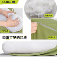 Long Cylindrical Body Pillow for Sleeping, Side Sleeping, Leg Hugging, Removable and Washable Cover, Solid Color, Modern Minimalist Style