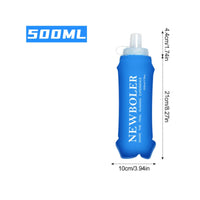 Soft Bottle Foldable Collapsible Bottle Compact for Marathons, Runners
