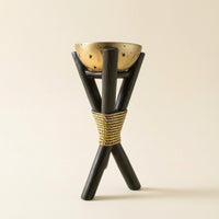 Tripod Candle Holder Modern Candlestick Sturdy for Entryway