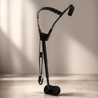 Padded Saxophone Shoulder Harness Black Adjustable Saxophone Harness Synthetic Leather Sax Shoulder Strap