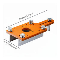 2-in-1 Grooving Guide Adjustable Design Slotting Jig Easy Setup