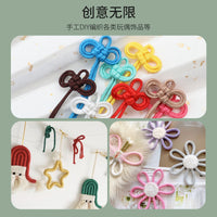 Hand-Crank Yarn Winder and Braiding Tool for DIY Crafts