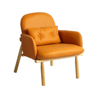 Upholstered Dining Chair and Table Combo Padded Seats Cafe Furniture Set Modern Design Fire Retardant Foam for Bistro, Hotel