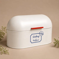 Dustproof Bread Box Retro Design Countertop Breadbox for Entryway, Desk