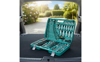 Socket and Ratchet Set Alloy Steel Technician Tool Set 72-Tooth Mechanics Tool Kit for Home Handymen, Automotive Repair, Garage, Home Maintenance