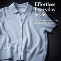Knitted Shirt for Men with Loose Fit Short Sleeve Design, Unisex Summer Casual Wear with Soft Stretch Material, Wrinkle Resistant for Daily