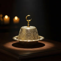 Lidded Serving Dish Ornate Bowl with Lid Luxury for Dining Table