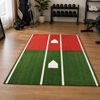 Golf Hitting Mat 183cm, Heavy Duty Synthetic Turf Golf Practice Mat for Home Practice, Non-Slip Rubber Base