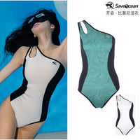 bestdive SAVEOCEAN 自由潜水服女芳姿连体无袖比基尼湿衣水母衣