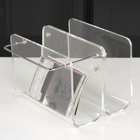 Creative Nordic Acrylic Bookend for Desk Organization