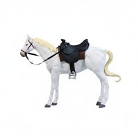 Unpainted PVC Horse Model Poseable Home Decor Collectible