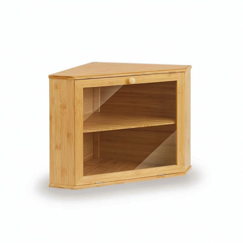 Countertop Bread Box Tiered Triangular Bread Box Clear for Bakers