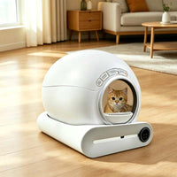 Automatic Smart Cat Litter Box L, Large Capacity, Electric Self-Cleaning, Odor Removal, US Standard