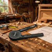Miter Angle Gauge Precision Woodworking Angle Gauge CNC Machined for Workshop