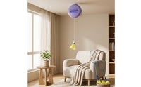 Badminton with Remote Control | overhead-Mounted, Self-Returning, Badminton Training Device, for Home