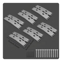6 Pieces CNC Hold down Clamp Stainless Steel Woodworking Clamping Plate
