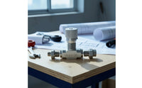Industrial Hydraulic Rate Control Valve Threaded Inline Rate Control Valve Manual Hardware Compact for Machinery Technicians