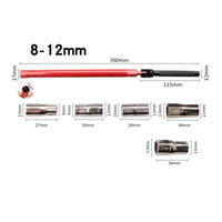 6 Pieces Faucet Sink Wrench Set Long Handle Tight-Space Socket Wrench Set Precision Design