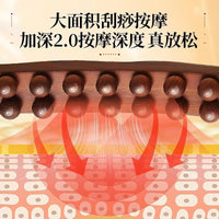 碳化双排棒擀筋棒刮痧棒棍按摩棒赶筋棍一根经络疏通经络疏通