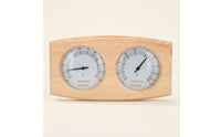 Sauna Thermometer and Hygrometer Two-dialDial Instrument Easy-to-Read for Spa