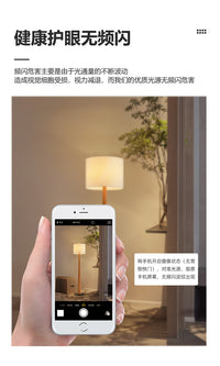 复古北欧简约客厅卧室大型落地灯ins创意设计感大气侘寂风立式灯 升级款 高显指≥97原木纹【145CM】三色