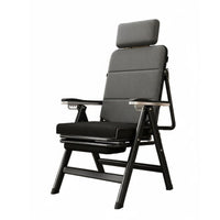 Ergonomic Reclining Chair with Footrest High-Back Foldable Lounger with Footrest