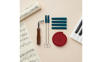 8 Pieces 8 Piece Piano Tuner Tool Set Easy to Use Piano Tuner Tool Set Musical Instrument Accessory Long-Lasting for Beginners