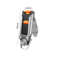 Easy Installation Quick Release Tool Bag Mount Secure Belt Buckle with Rotating Clasp Load Bearing Tool Bag Belt Attachment Universal for Tradespeople