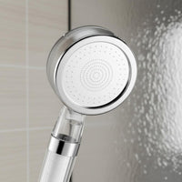 Filtering Shower Fixture Multiple Spray Modes Removal Shower Spray 5-Layer Filtration for People with Sensitive Skin, Travel, Rental Homes