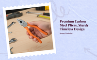 Cutting Pliers, sturdyDuty Wire Tool, Non-Slip Handle, Multifunctional for Electronic Projects, Home Repairs, DIY Tasks
