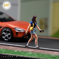 VM 1/64 牵手情侣女微缩人偶 微缩场景模型搭配手工涂装小人偶