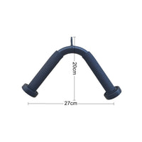 Non-Slip Grips V-Bar Pulldown Attachment Universal Compatibility V Bar Attachment Ergonomic Design Seated Row Handle 360° Swivel for Bodybuilders, Home Gym