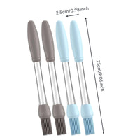 4 Pieces Silicone Pastry Brush Easy to Clean Silicone Basting Brush Food-Safe