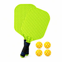 Pickleball Paddle Set with Balls Perforated Pickleball Set with Balls Honeycomb