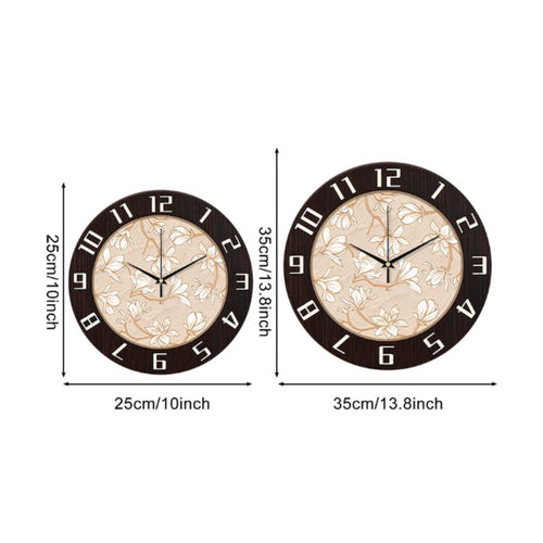 Modern Wall Clock Nordic Design Home Decor Battery Operated for Bedroom, Office