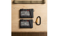 2 Pieces Hanging Tool Bag with Mesh Panel Transparent for Workshop