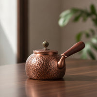 Hammered Copper Teapot Decorative Hammered Teapot Traditional for Home, Office