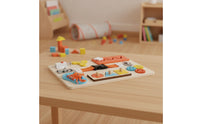 Wooden Hands-on Learning Busy Board Educational Busy Board Preschool Learning Toy Tactile for Toddlers, Preschoolers, Kids, Playroom, Home, Classroom