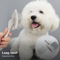 Deshedding Slicker Brush with Metal Pins