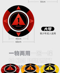 橡胶敏捷圈篮球脚步训练垫教具定位固定圈篮球训练辅助器材