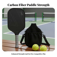 16mm Thick Core T700 Pickleball Paddle Frosted Surface T700 Carbon Pickleball Paddle Includes Carrying Bag for Indoor, Training, Tournaments