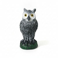 Owl Garden Ornament Textured Outdoor Decor Weatherproof for Pond