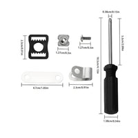 Anti-Rust Helmet Repair Kit with Screwdriver Long-Lasting Helmet Hardware Kit Portable Maintenance Tools Universal for Equipment Managers